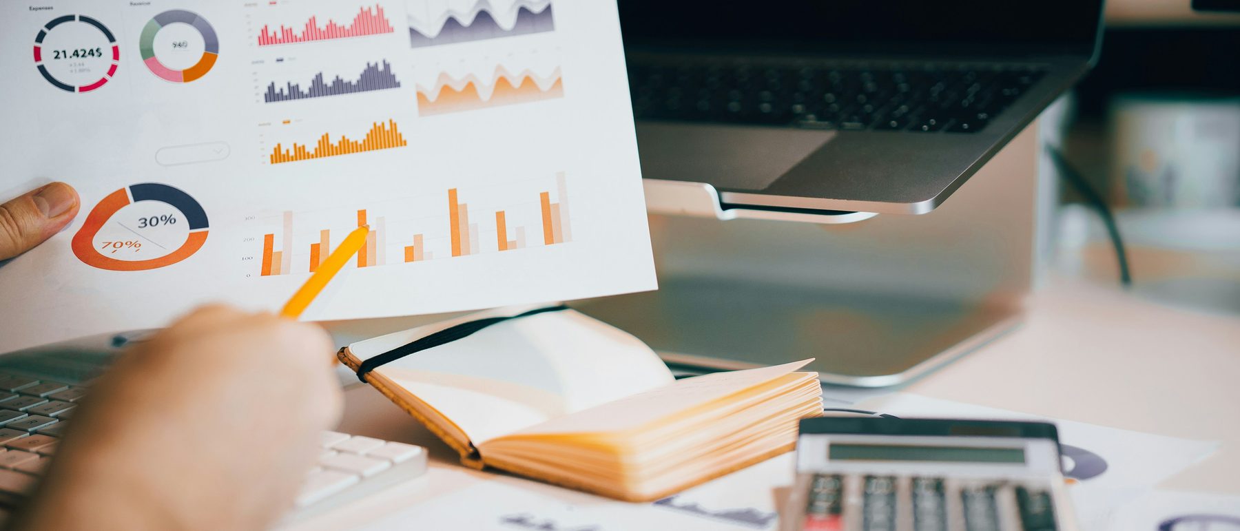 Financial statements and charts under review